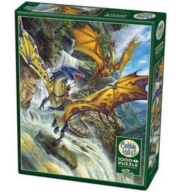 Cobble Hill 1000 Piece Puzzle Waterfall Dragon