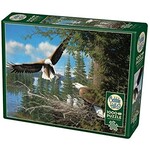 Cobble Hill 1000 Piece Puzzle Nesting Eagles