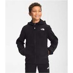 The North Face Youth Glacier Full Zip Hoodie TNF Black
