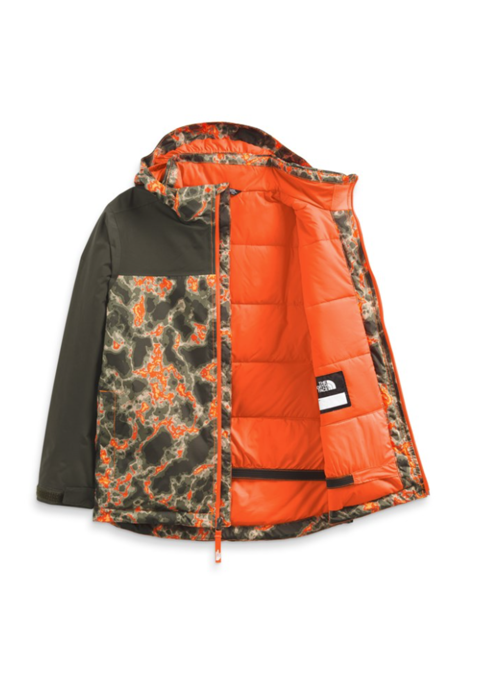 Toelating Mobiliseren poll The North Face Youth Snowquest Plus Jacket - Green/Lava - Grow Children's  Boutique Ltd.