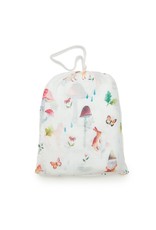 Loulou Lollipop Fitted Crib Sheet Woodland Gnome
