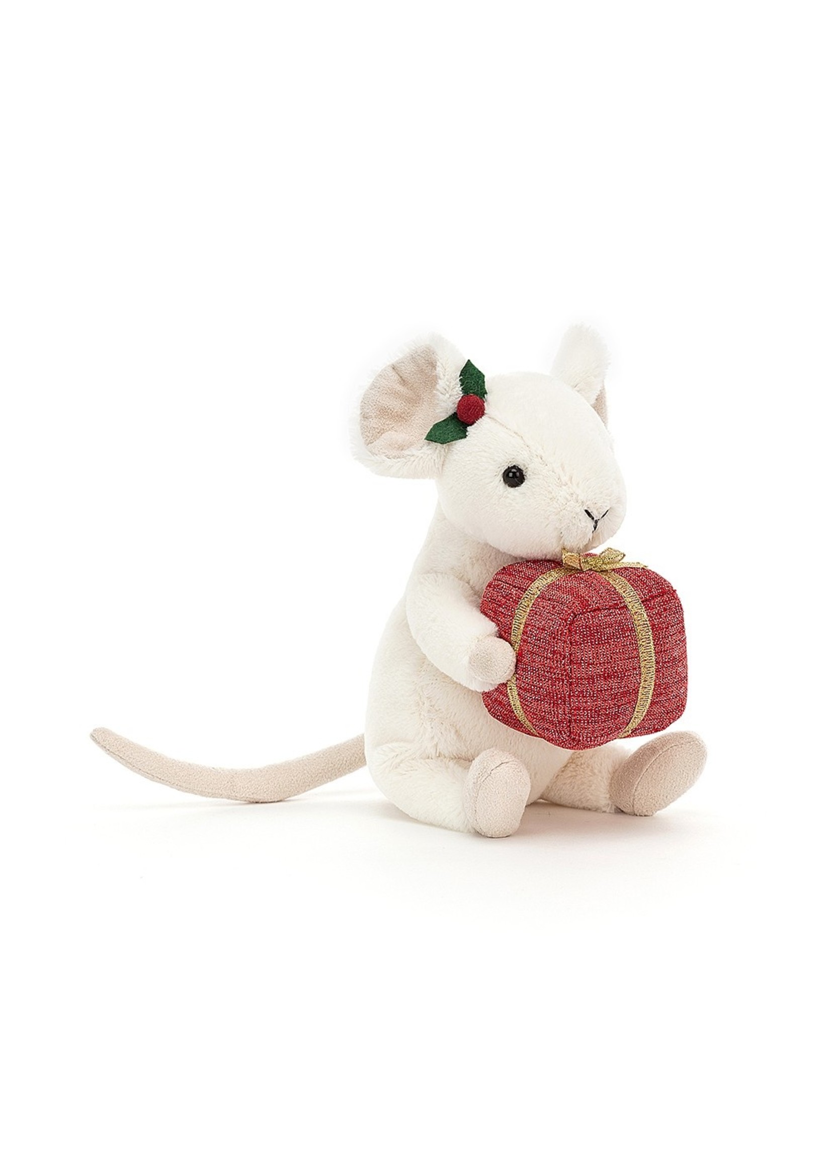Jellycat Merry Mouse with Present
