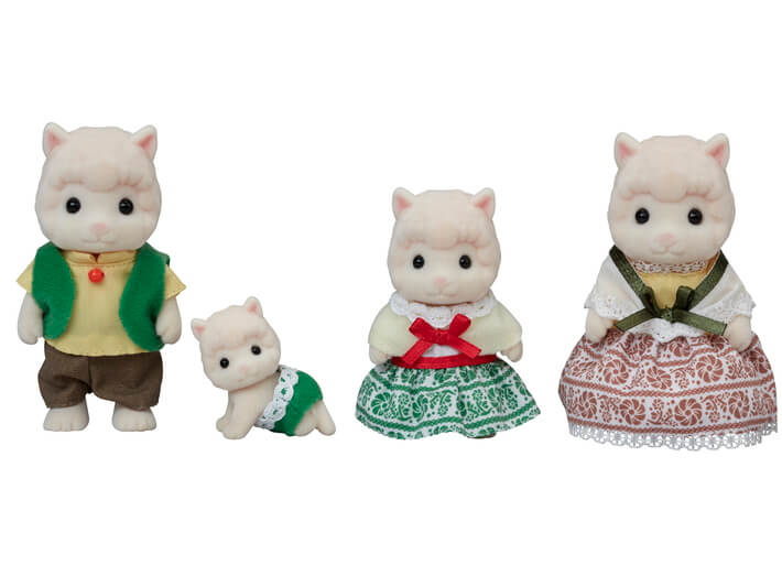Calico Critters Woolly Alpaca Family