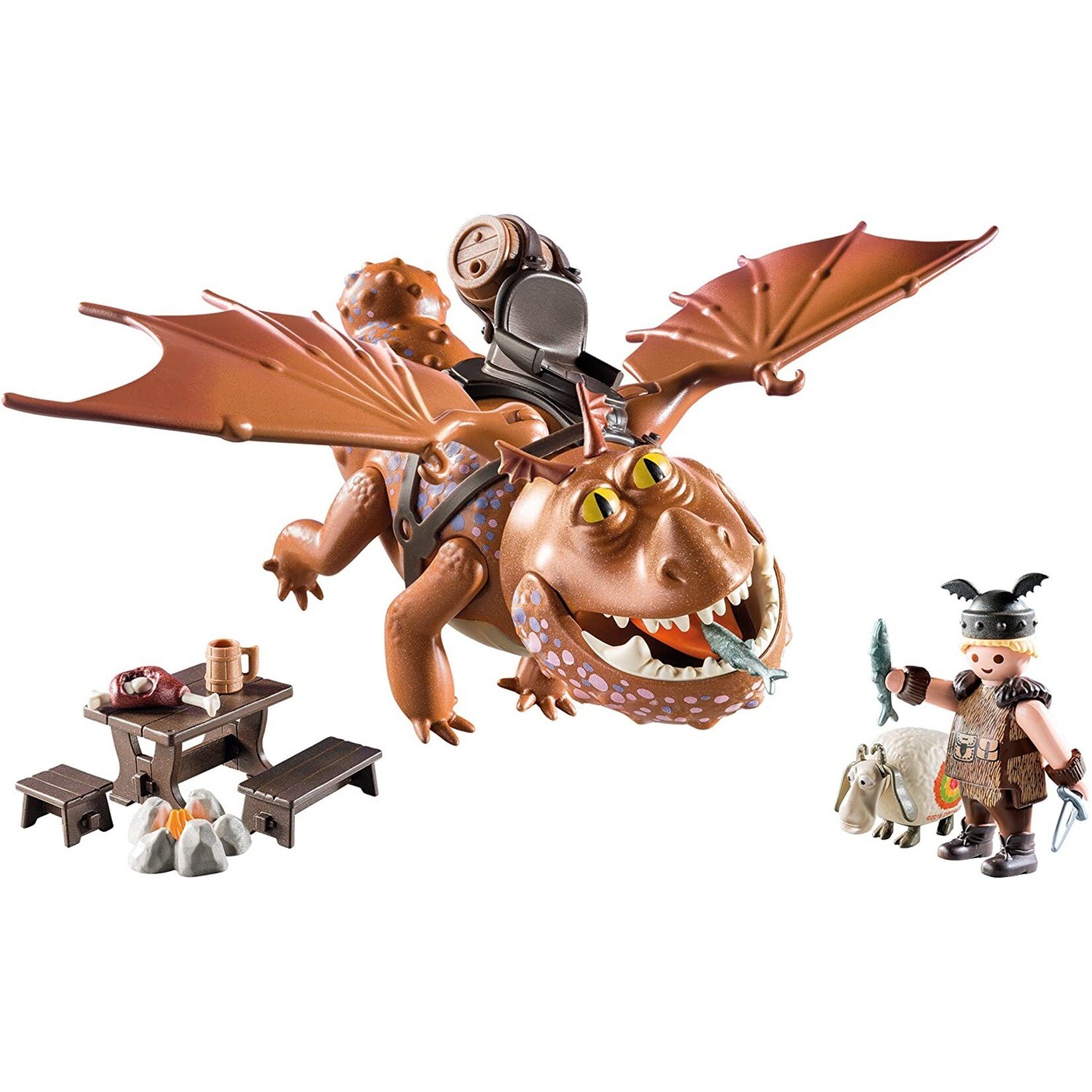 Playmobil Dragon Racing: Fishlegs and Meatlug