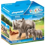 Playmobil Rhino with Calf