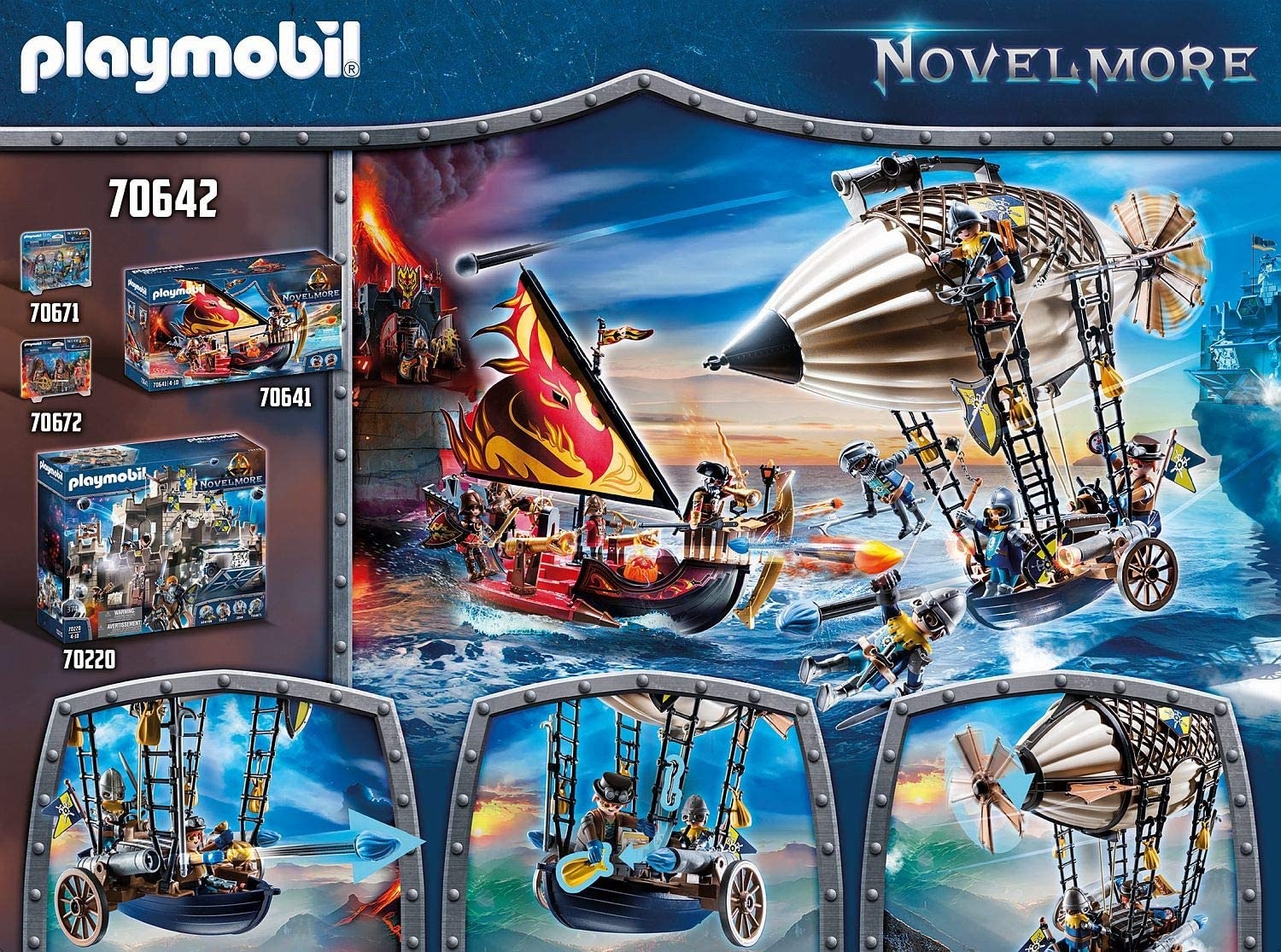 Playmobil Novelmore Knights Airship 70642