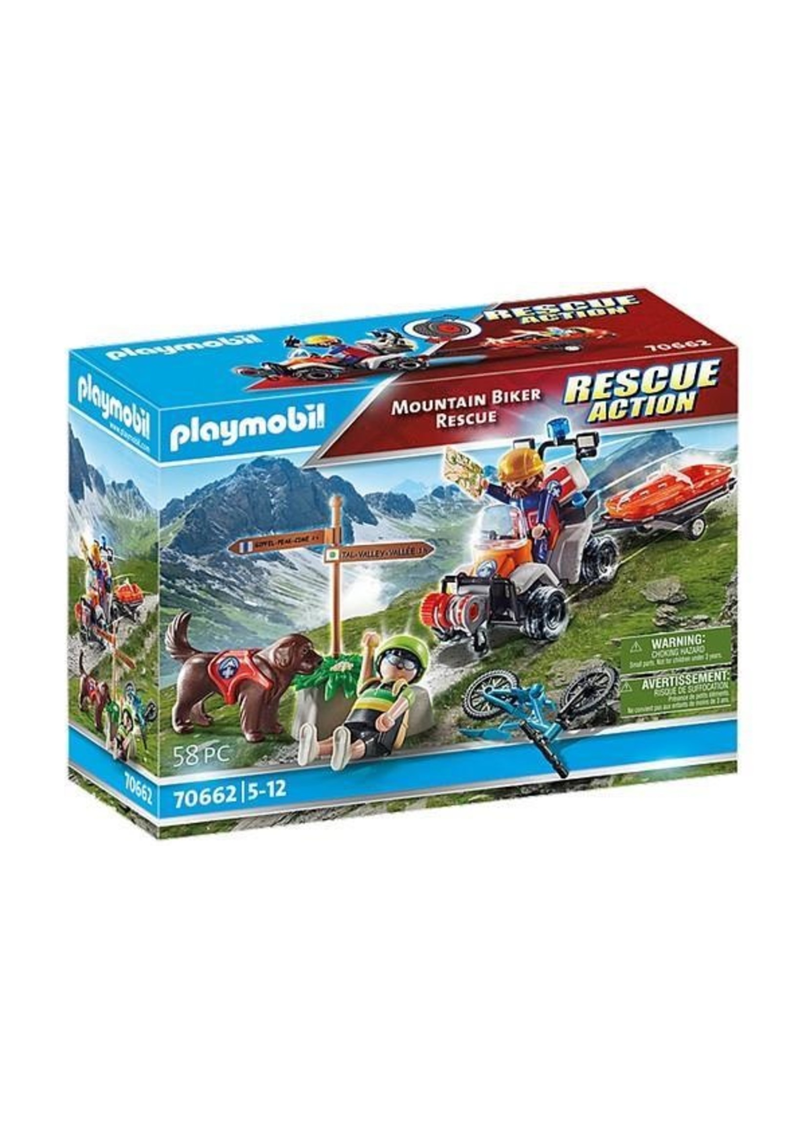 Playmobil Mountain Biker Rescue 70662