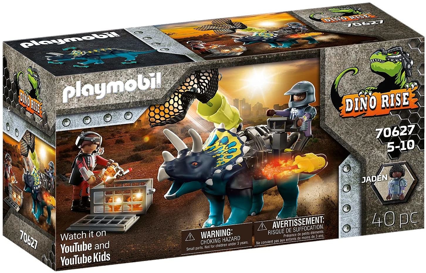Playmobil Triceratops: Battle for the Legenda 70627