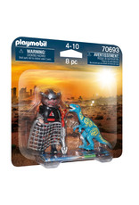 Playmobil DuoPack Velociraptor with Dino Catcher 70693