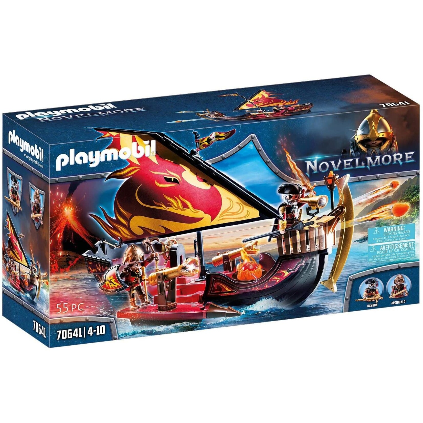 Playmobil Burnham Raiders Fire Ship