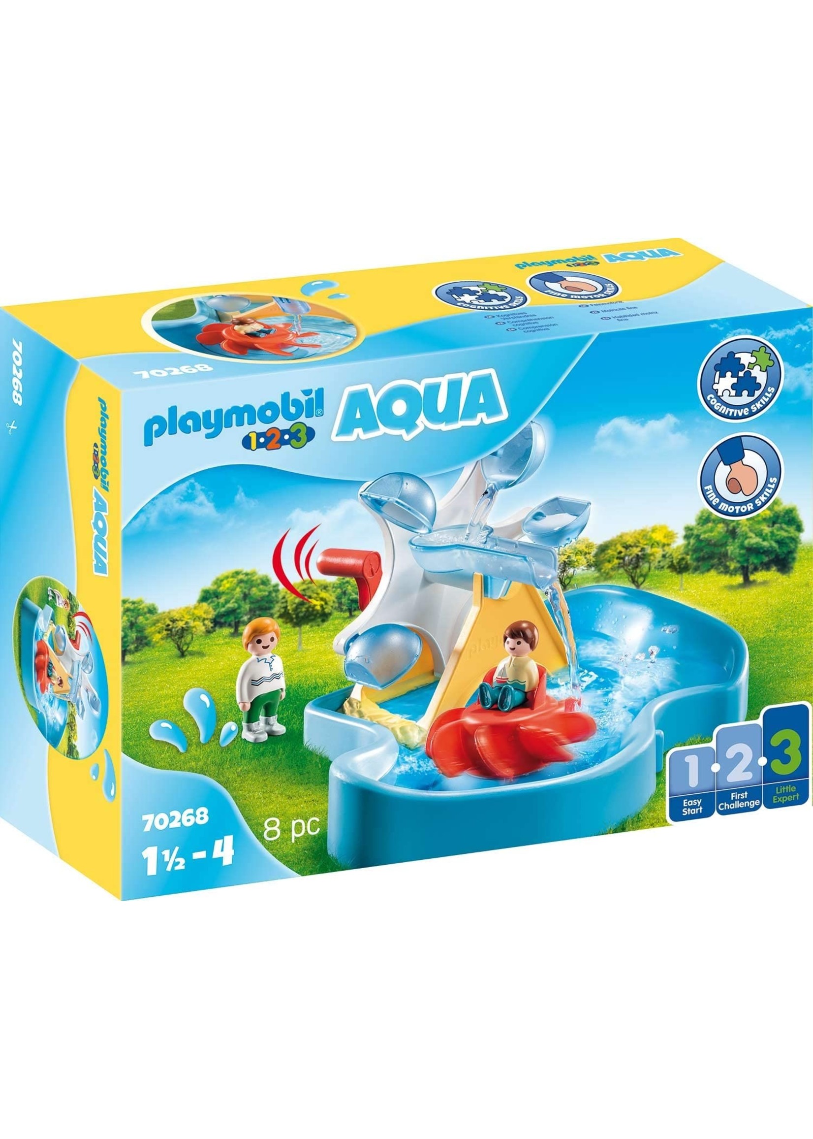 Playmobil 1.2.3 Water Wheel Carousel