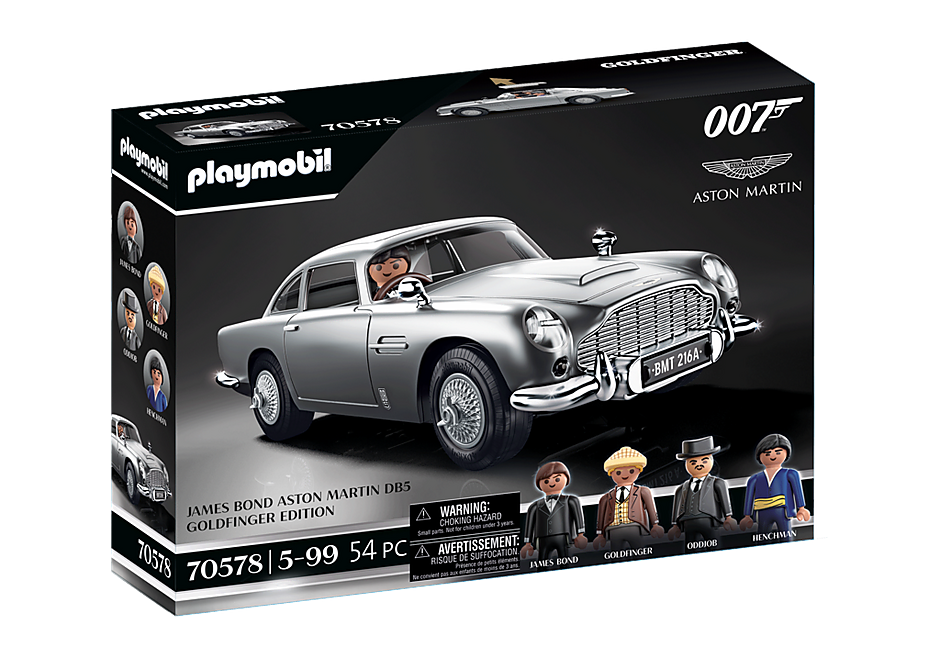 Playmobil 007 Aston Martin ゴールドエディション Playmobil James Bond Aston Martin DB5 - Goldfinger Edition - Grow