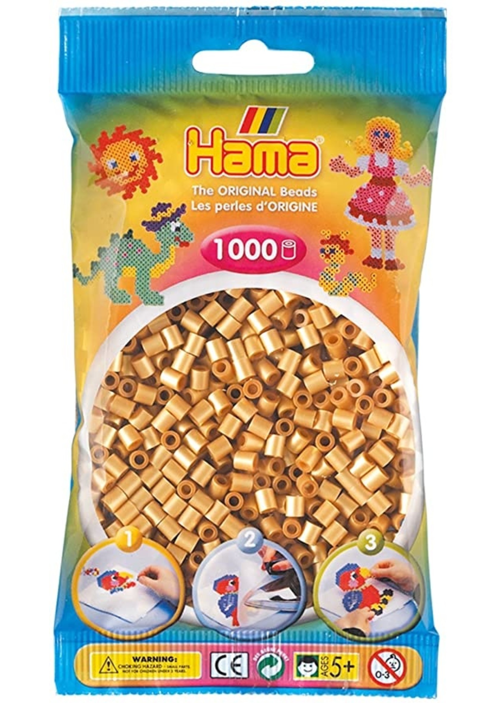 Hama Gold Beads 1K