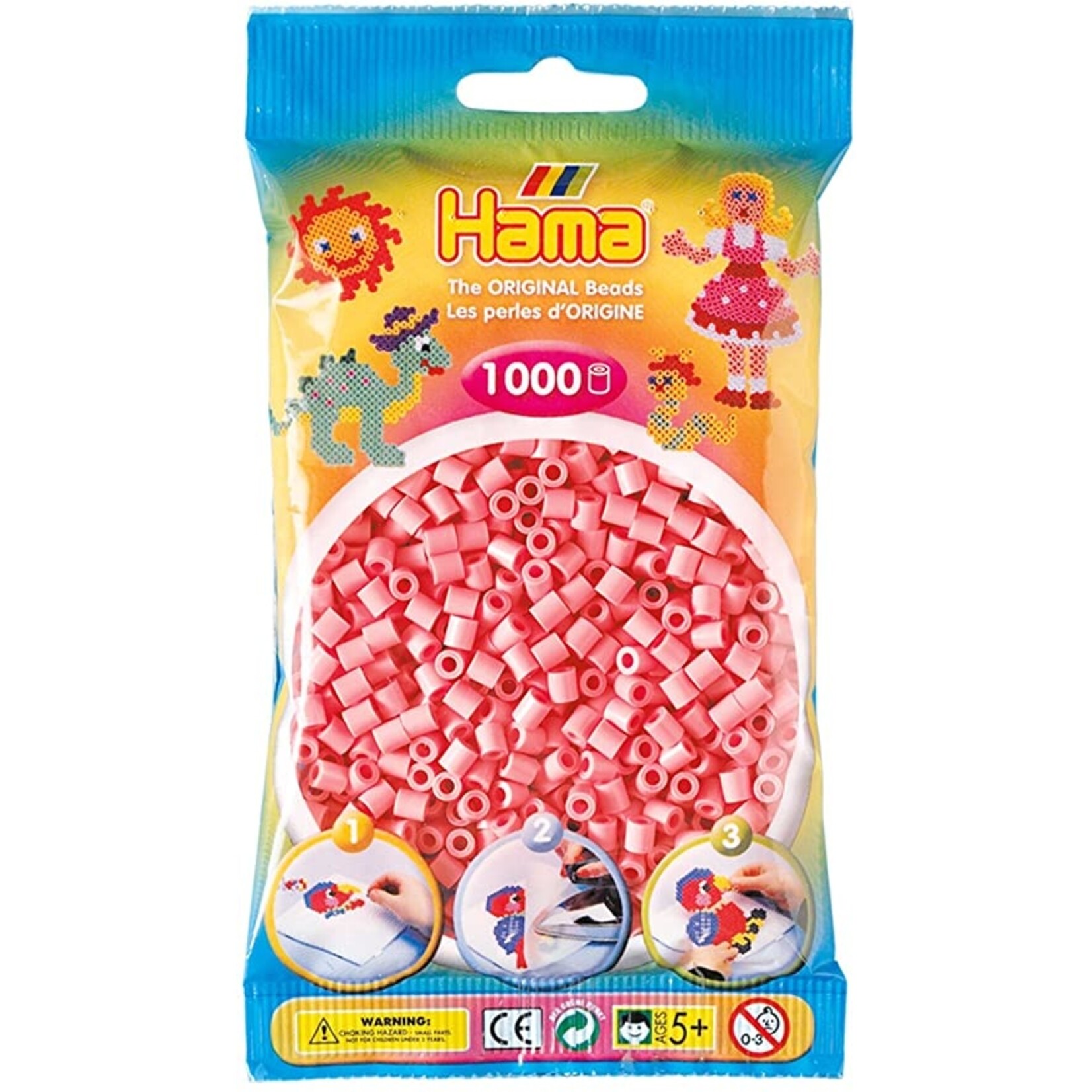 Hama 1000 Rose Pink Hama Beads