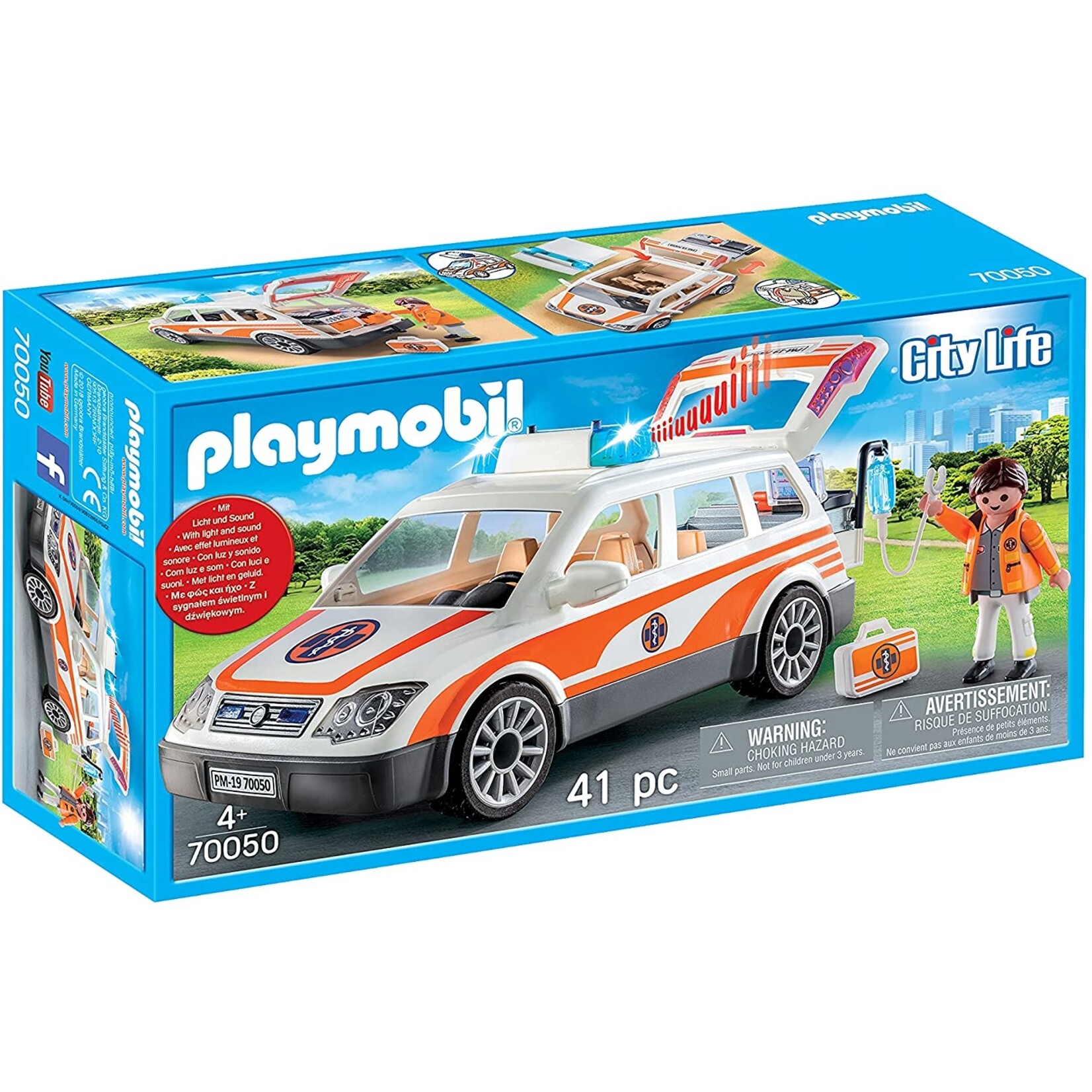 Playmobil Emergency Car With Siren