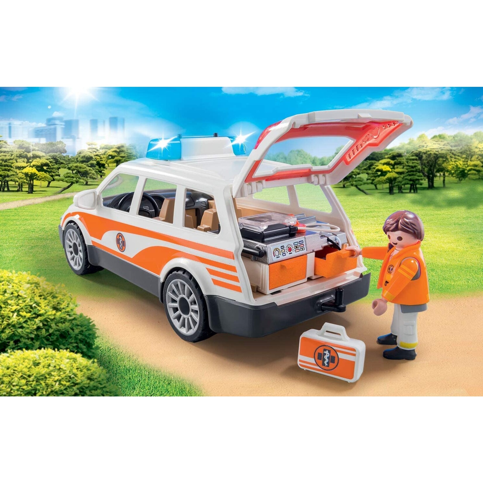 Playmobil Emergency Car With Siren