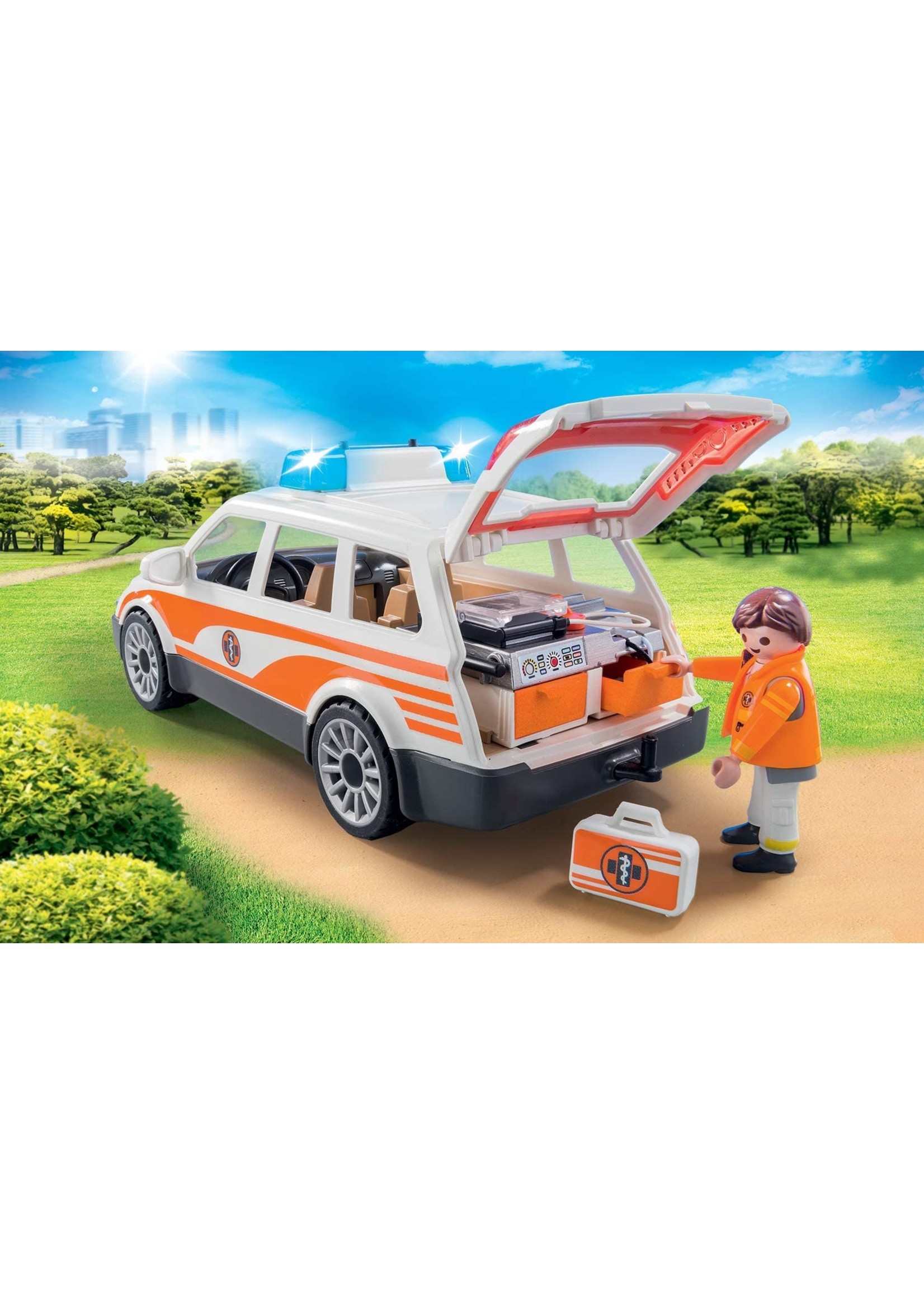Playmobil Emergency Car With Siren