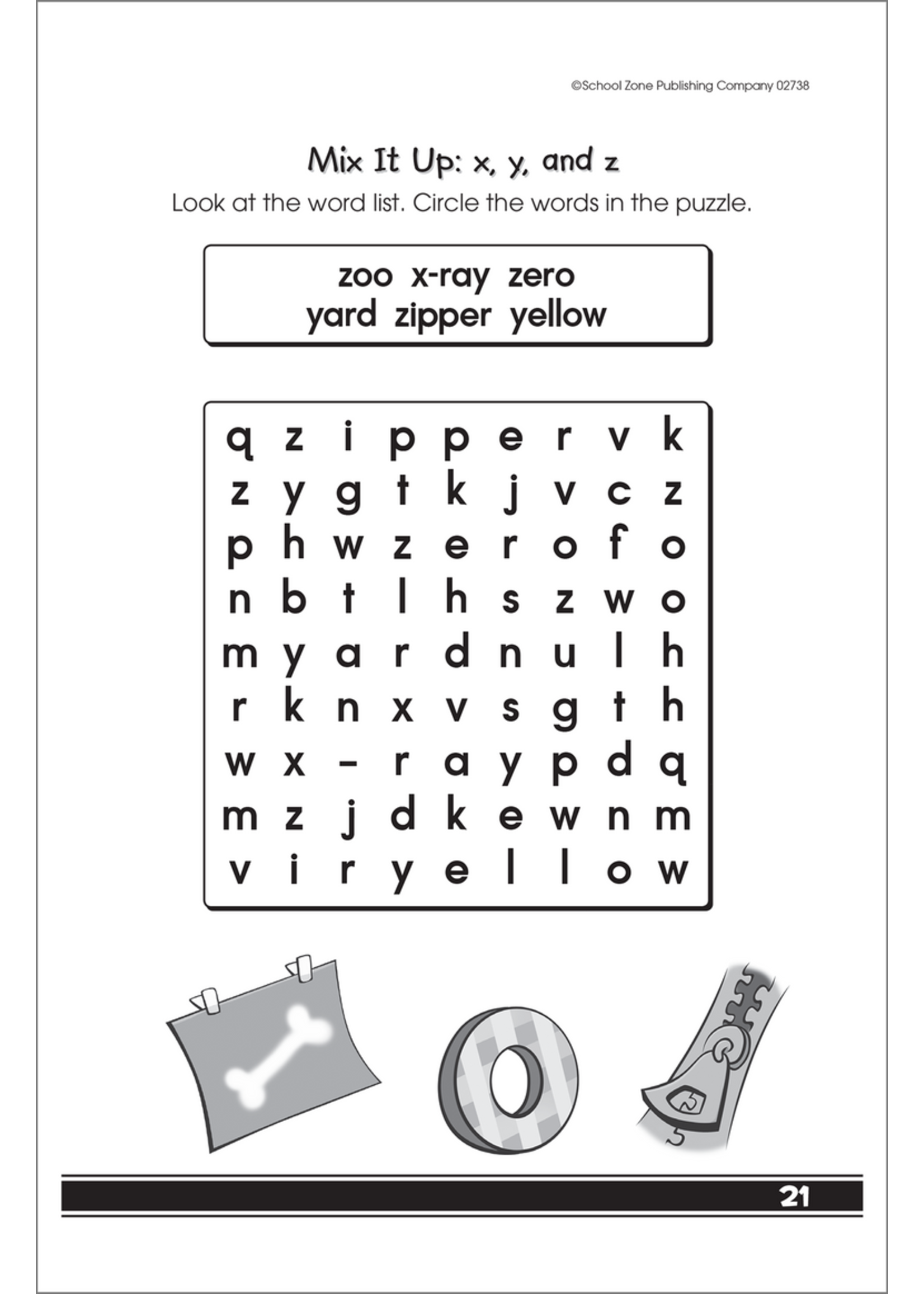 School Zone Publishing Company My First Word Search
