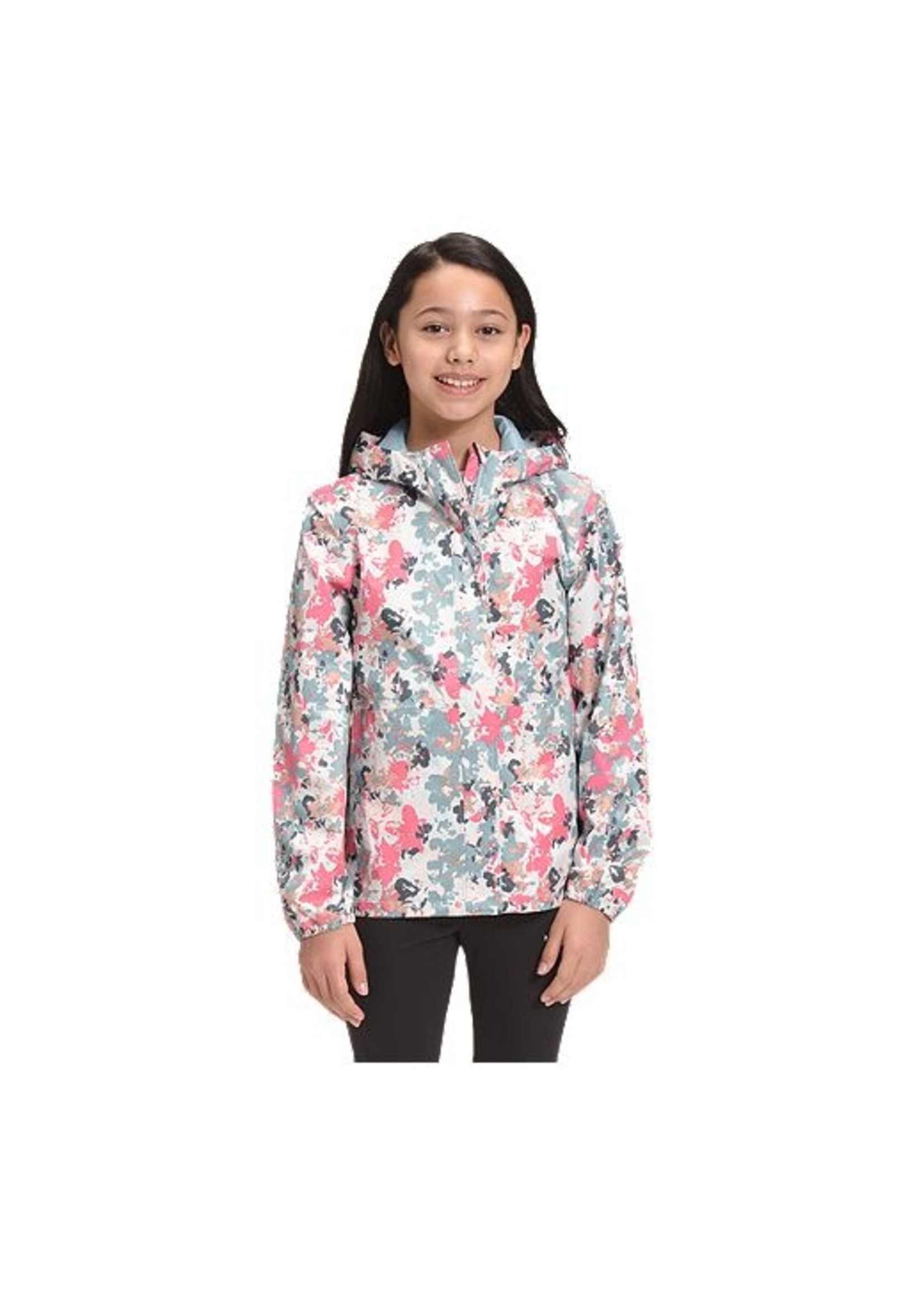 The North Face The North Face Youth Dry Vent Rain Jacket Flower Camo Print