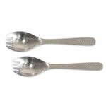 Fooni stainless steel fork & spoon combo
