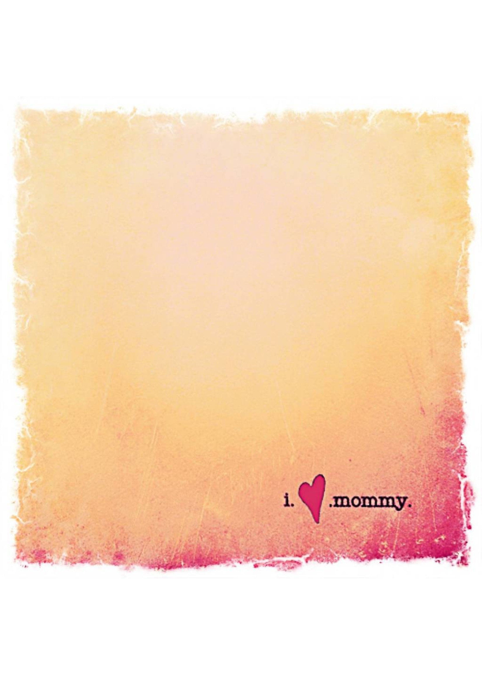 I Heart Mommy Card