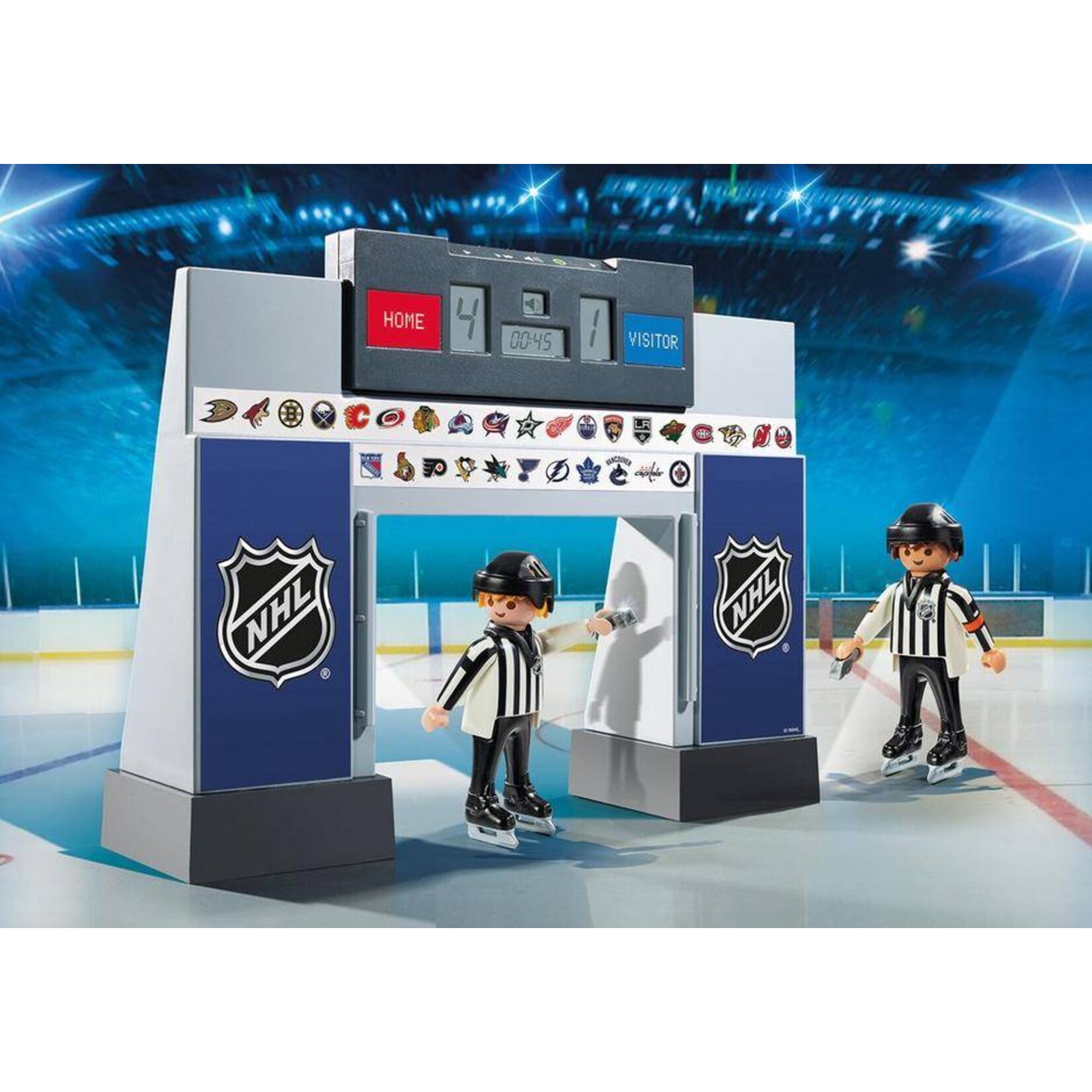 Playmobil NHL Score Clock with Referees