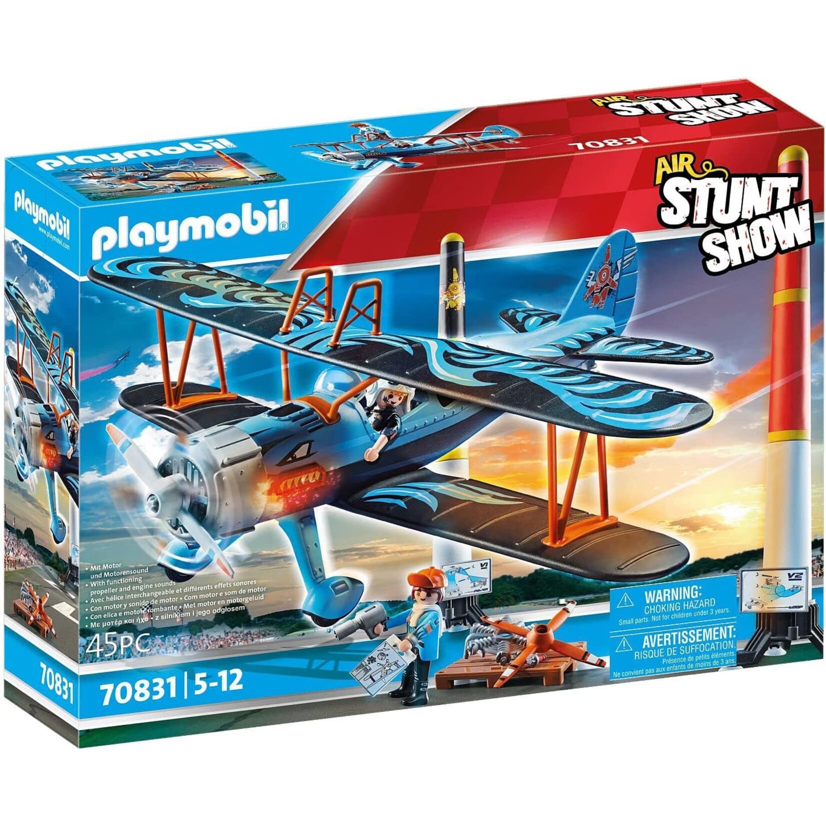 Playmobil Air Stunt Show Phoenix Biplane