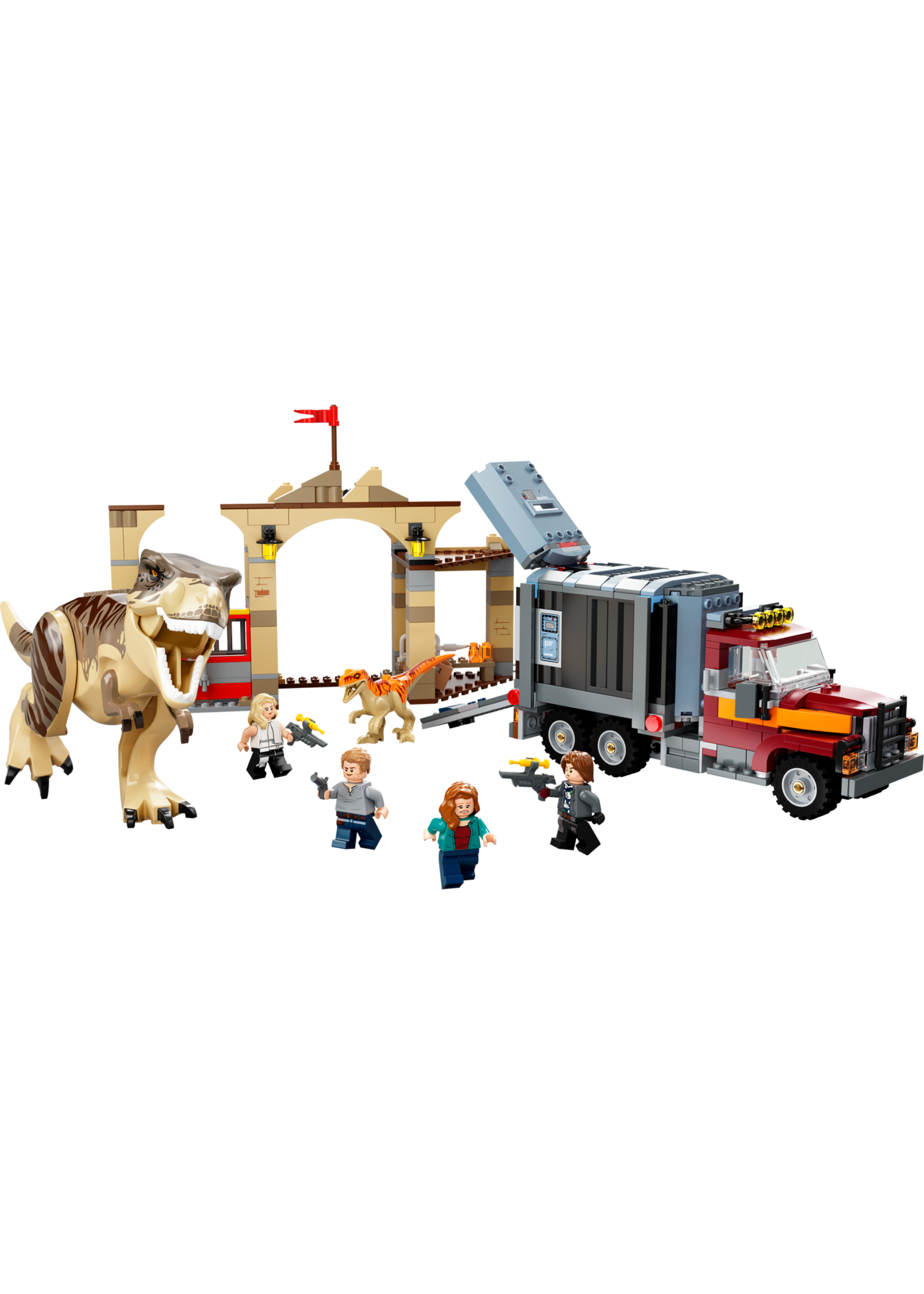 LEGO T. Rex & Atrociraptor Dinosaur Breakout 466pc