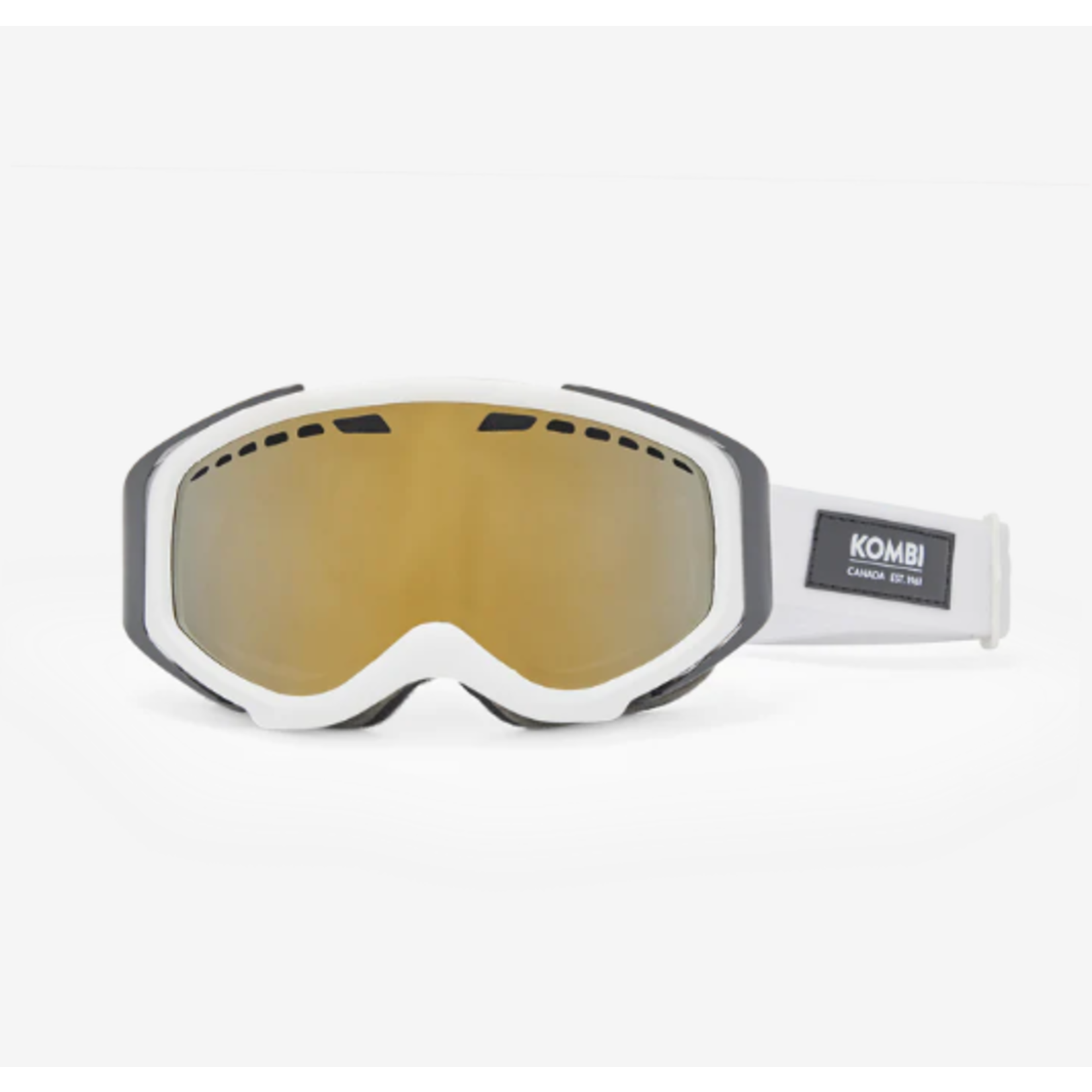 Kombi Fastlane Ski Goggles for Strong Sunlight - White - Junior