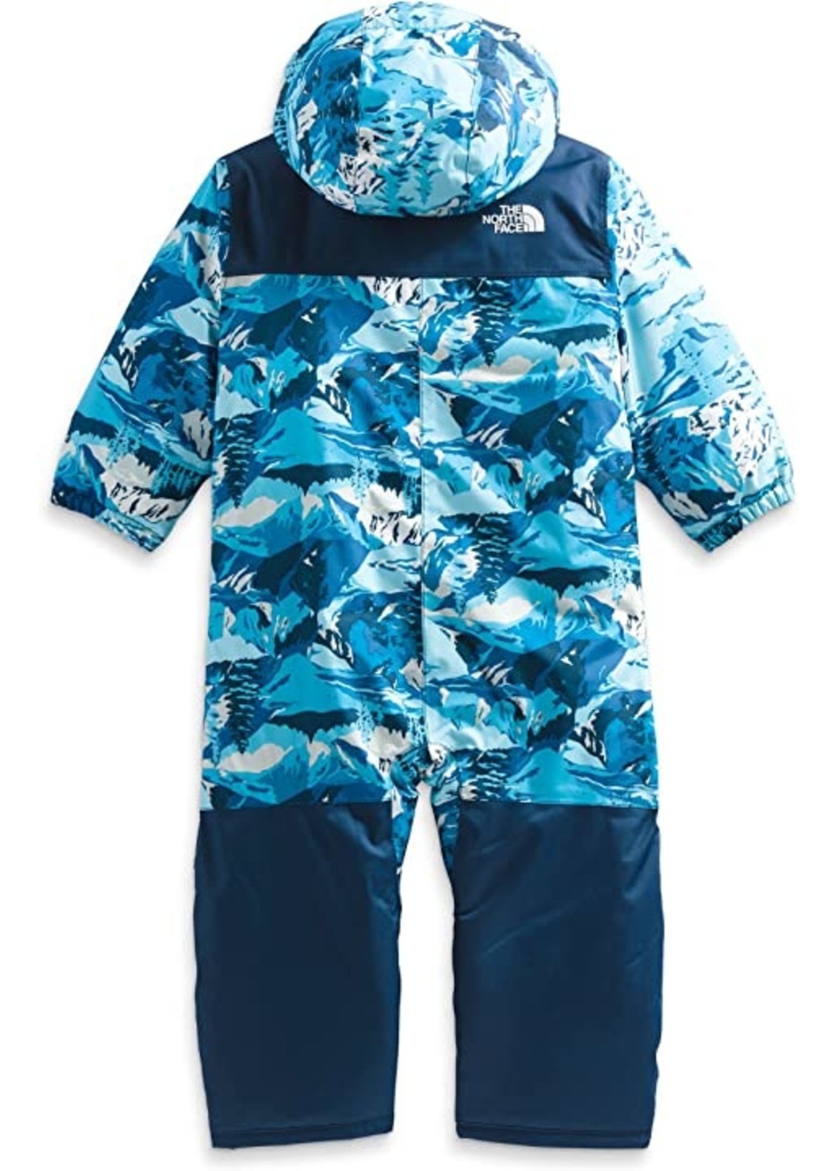The North Face Baby Freedom Snowsuit - Acoustic Blue Snow Peak Mountains Print