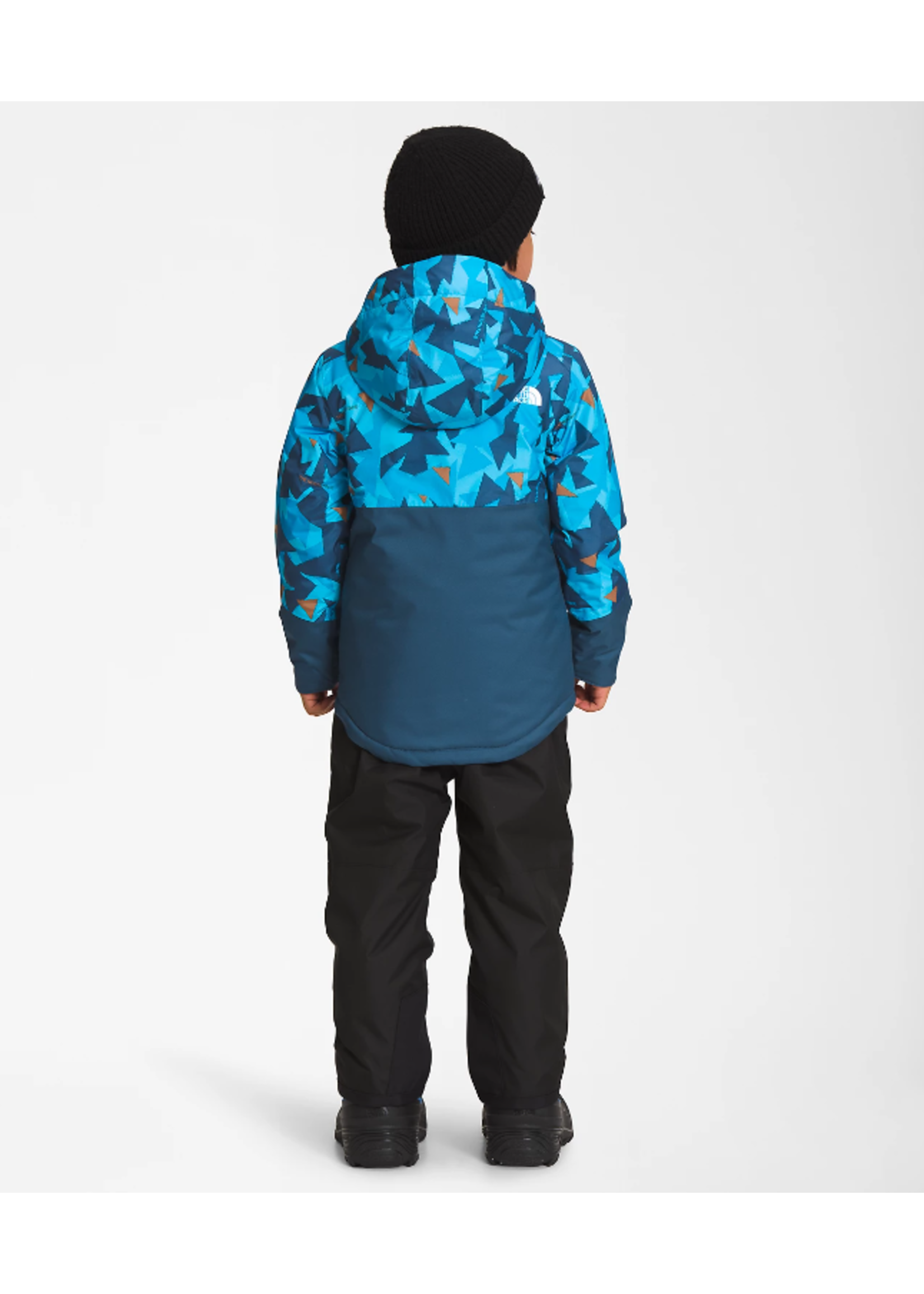 The North Face Kids Freedom Insulated Jacket - Acoustic Blue Triangle Camo Print