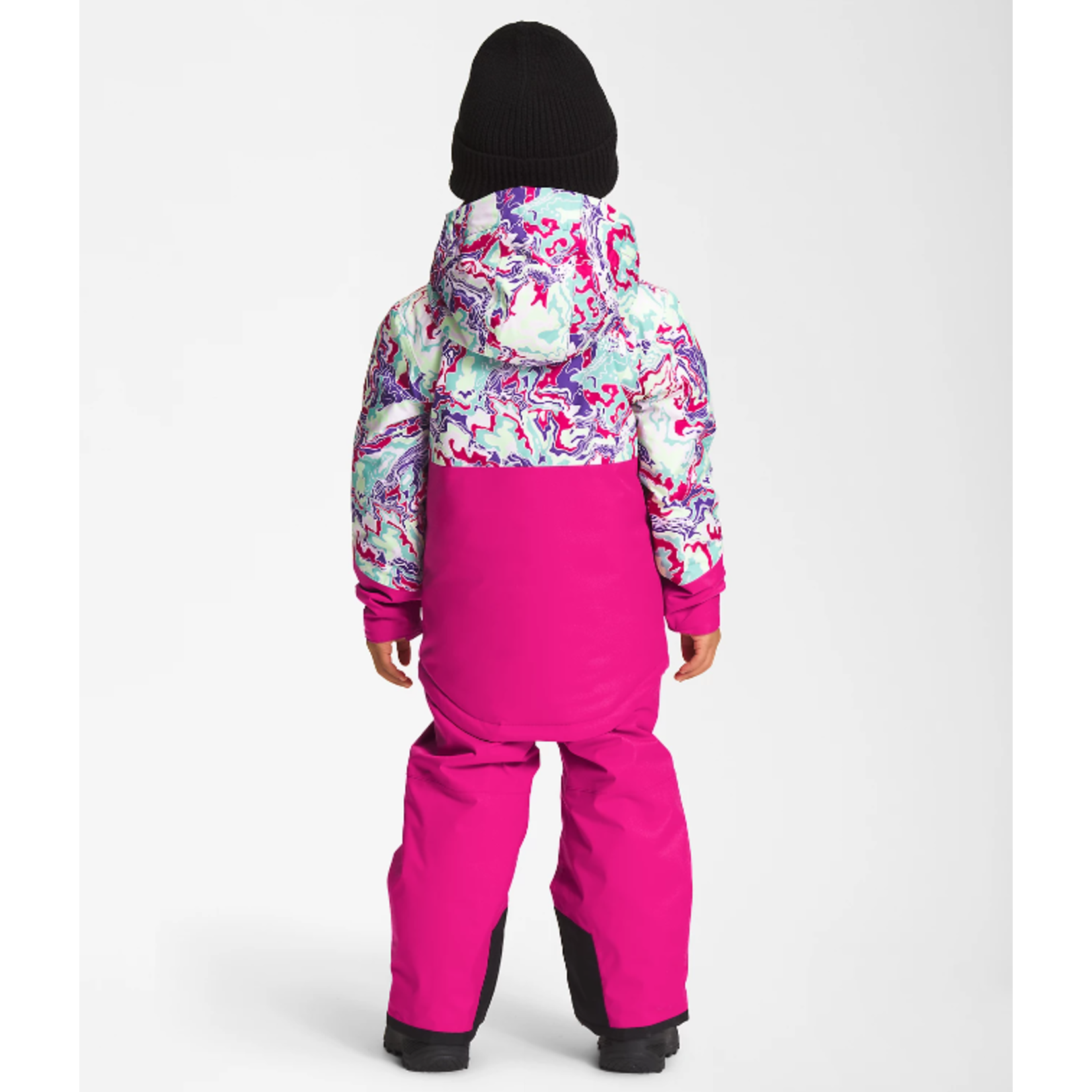 The North Face Kids Freedom Insulated Jacket  - Peak Purple Terrain Multi Print