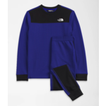 The North Face Teen Waffle Baselayer Set Lapis Blue