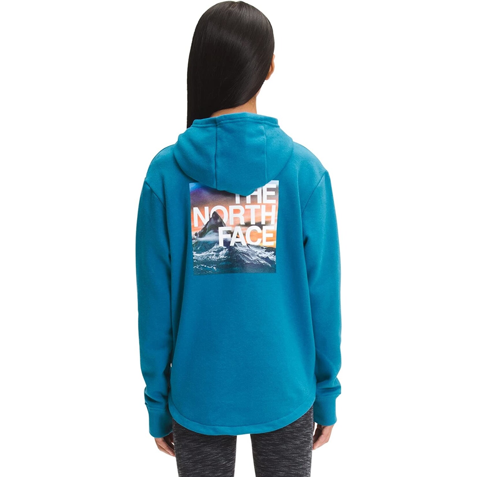 The North Face Girls Camp Fleece Pullover Hoodie Banff Blue