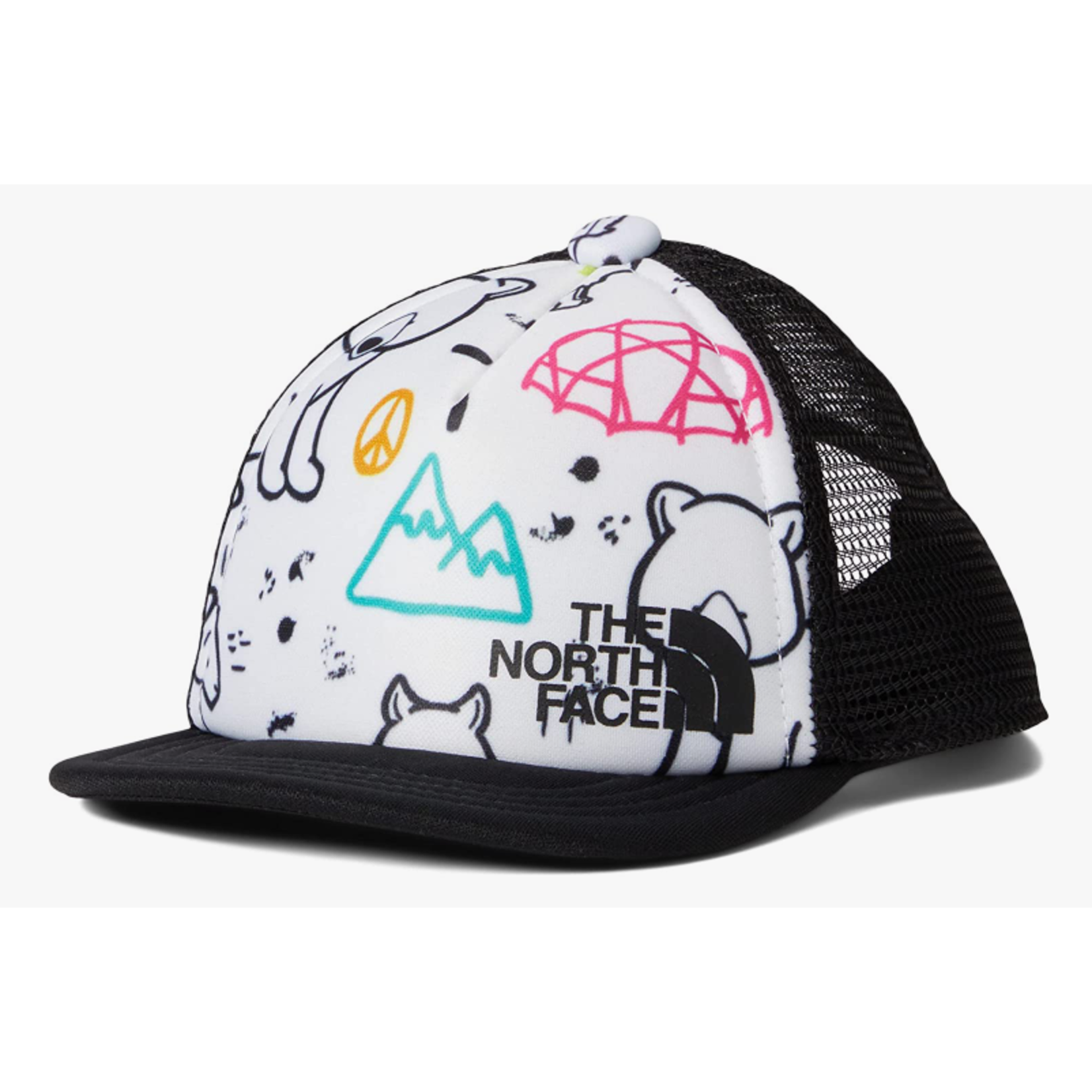 The North Face Littles Trucker Hat White Critter Camp