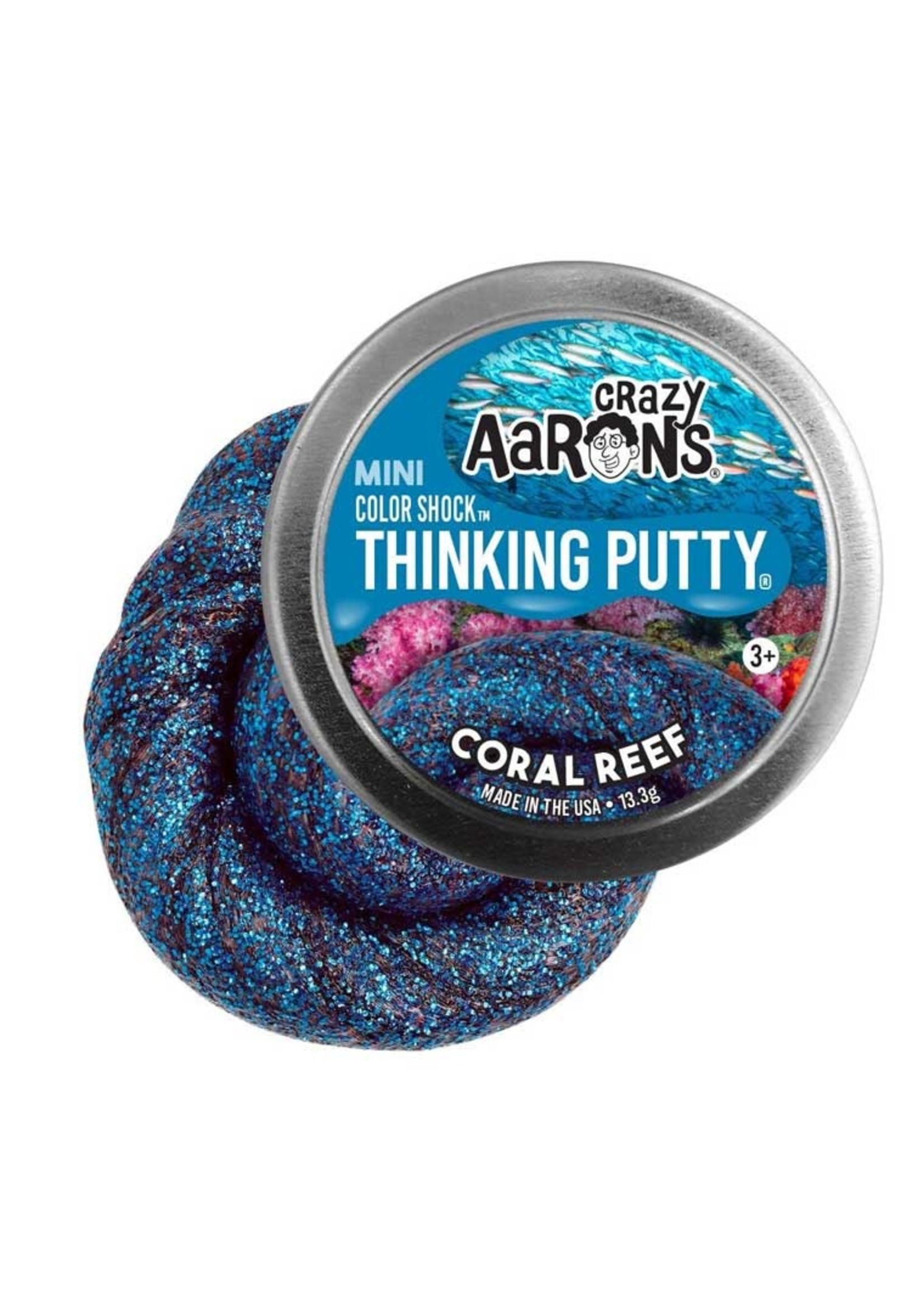 Crazy Aaron's Thinking Putty Mini Tin Coral Reef