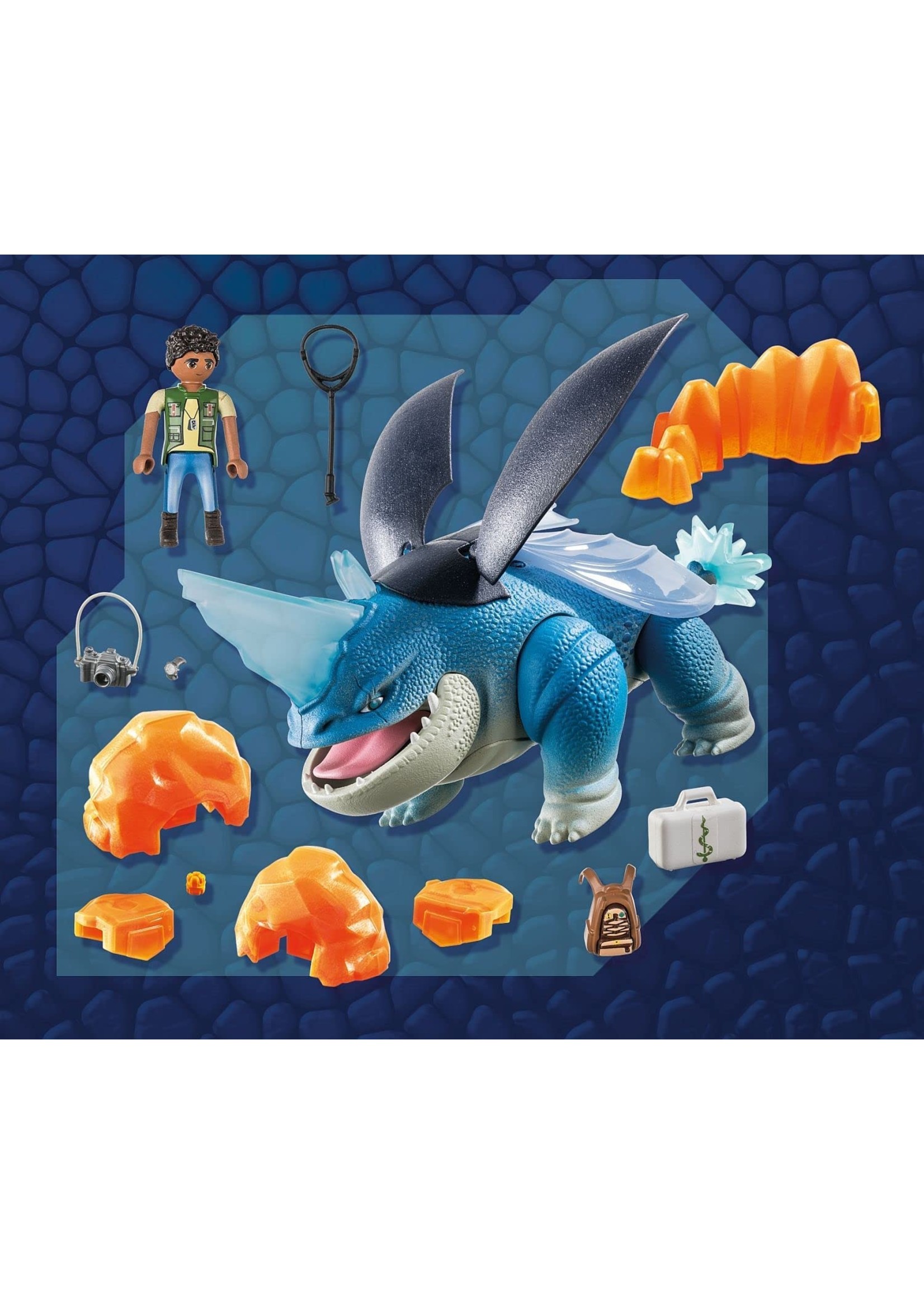 Playmobil Dragons Nine Realms: Plowhorn & D'Angelo