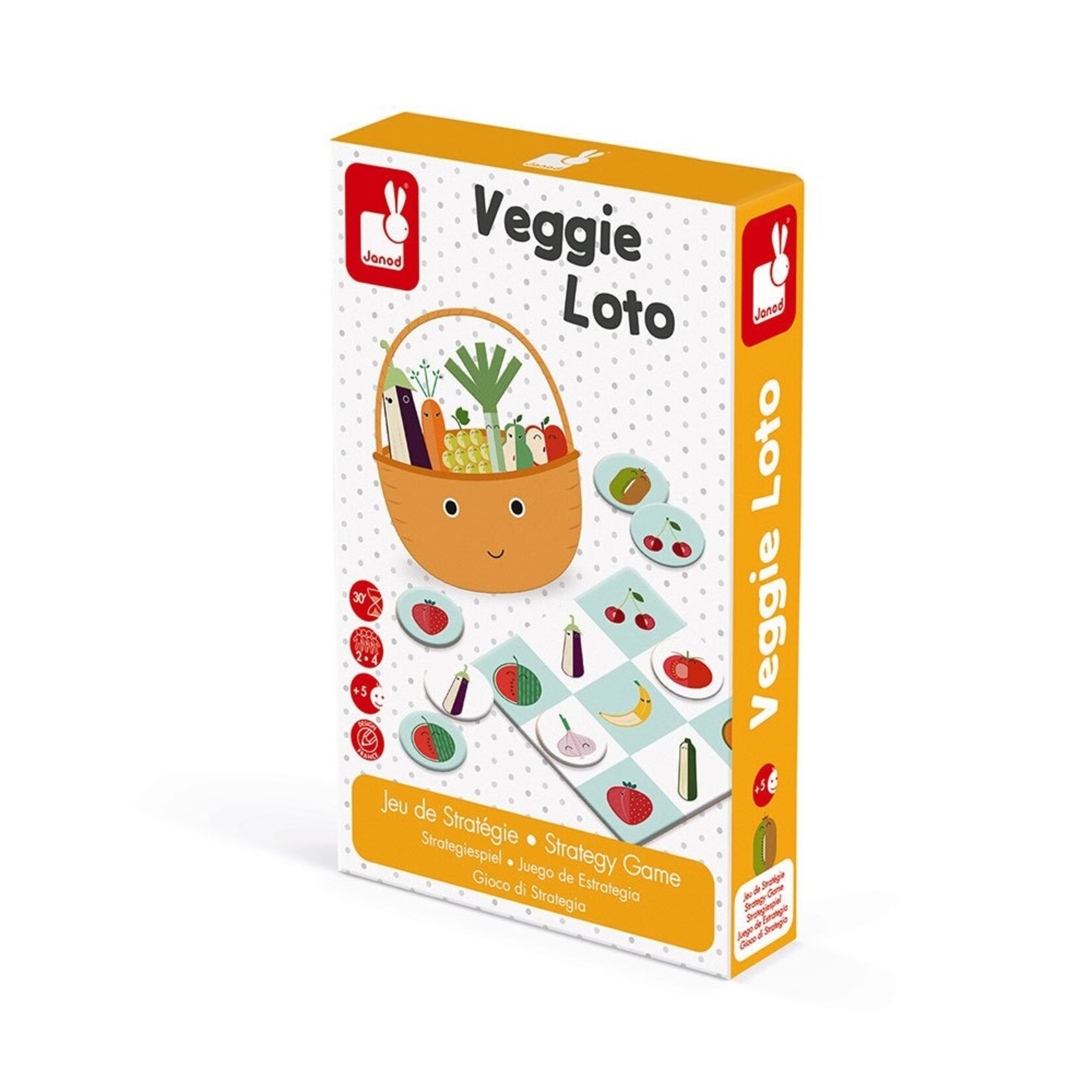 Janod Veggie Lotto - Strategy Game