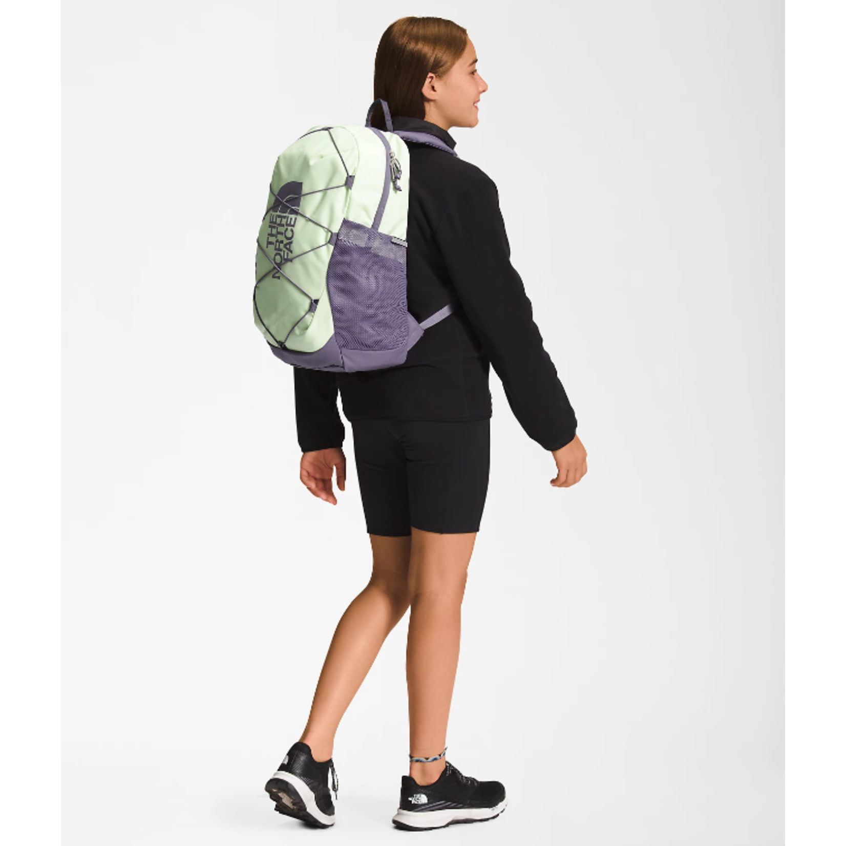 The North Face Youth Court Jester Backpack Lunar Slate/Lime Cream