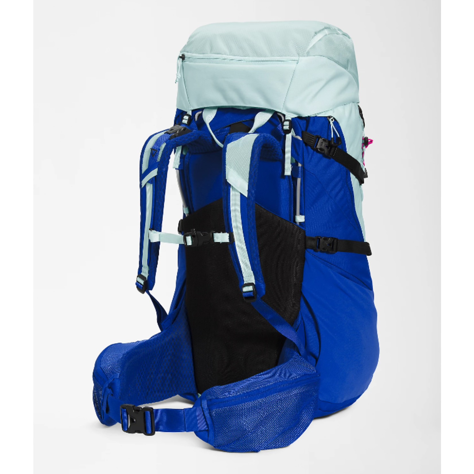 The North Face Youth Terra 55 Backpack Skylight Blue/TNF Blue/Linaria Pink