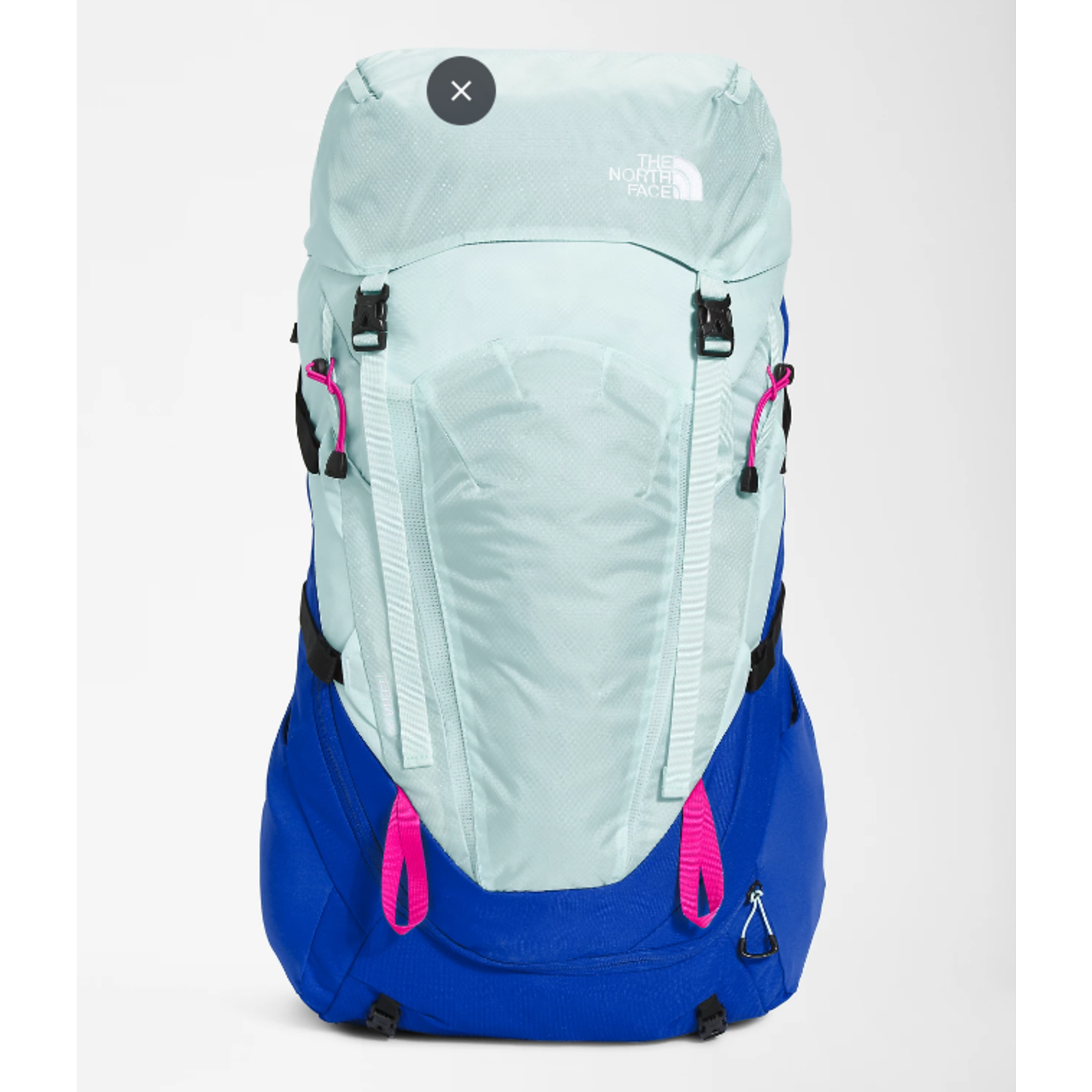 The North Face Youth Terra 55 Backpack Skylight Blue/TNF Blue/Linaria Pink