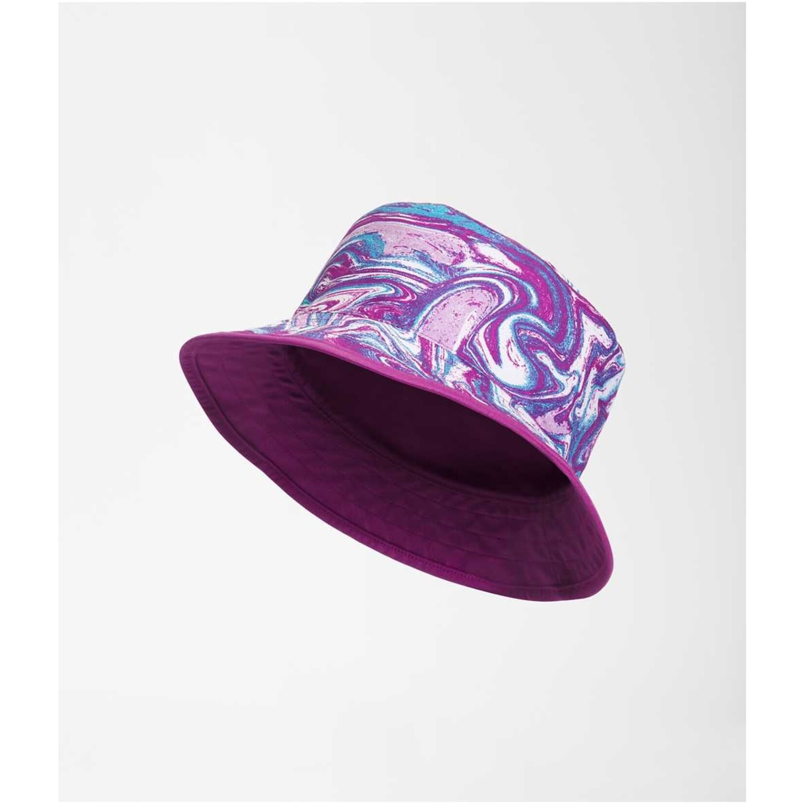 The North Face Kids’ Class V Reversible Bucket Hat Purple Cactus Flower Print/Purple Cactus Flower