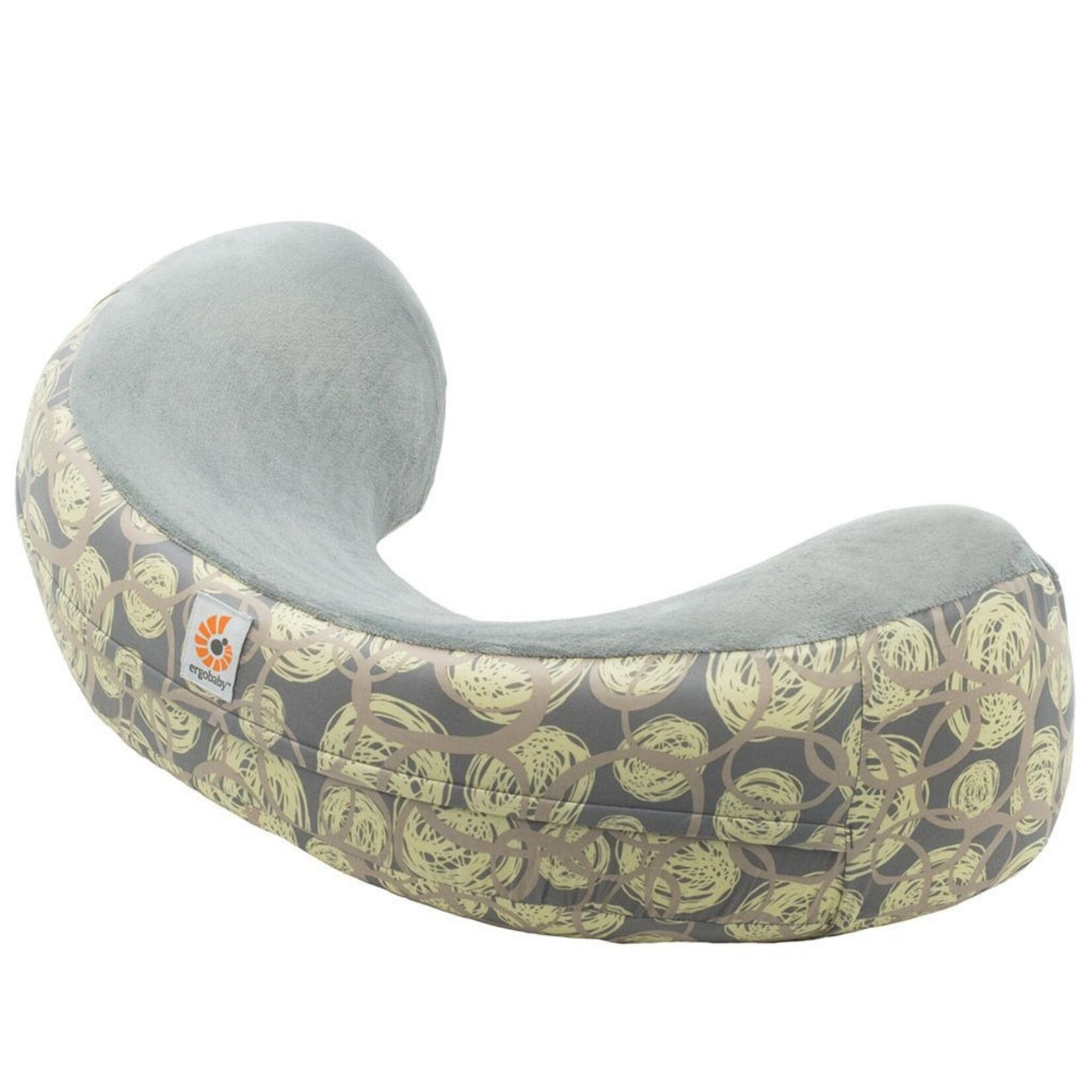 Nursing Pillow Cover - Yellow Swirl