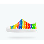 Native Jefferson Print Junior - Shell White/Rainbow Multistripes