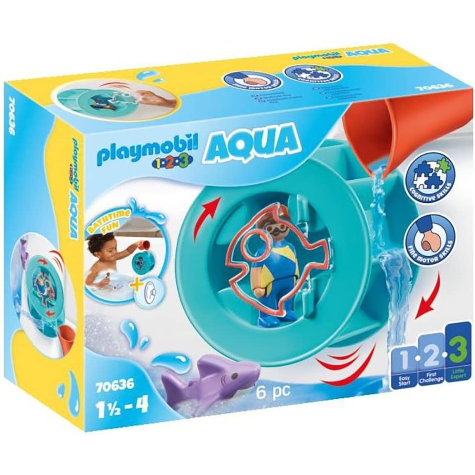 Playmobil Water Wheel with Baby Shark