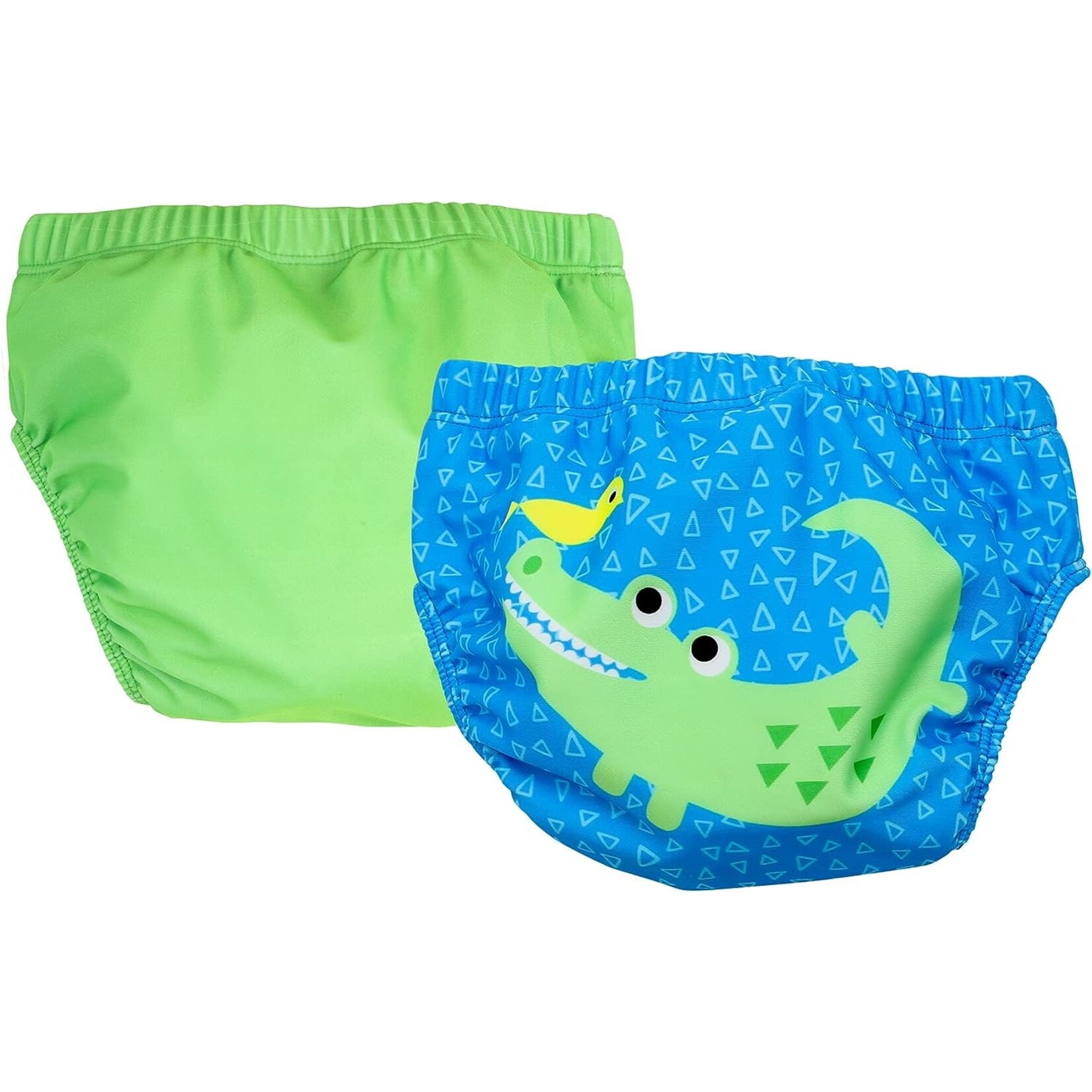 Aidan alligator swim diaper, 2 pack