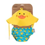 Duck UPF 50+ Baby swim diaper & sun hat set
