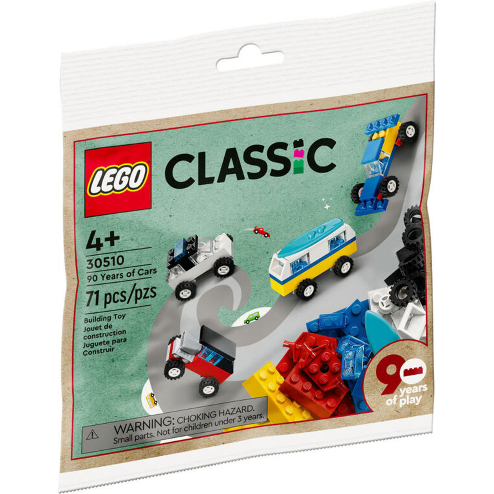 LEGO lego, 90 years of cars