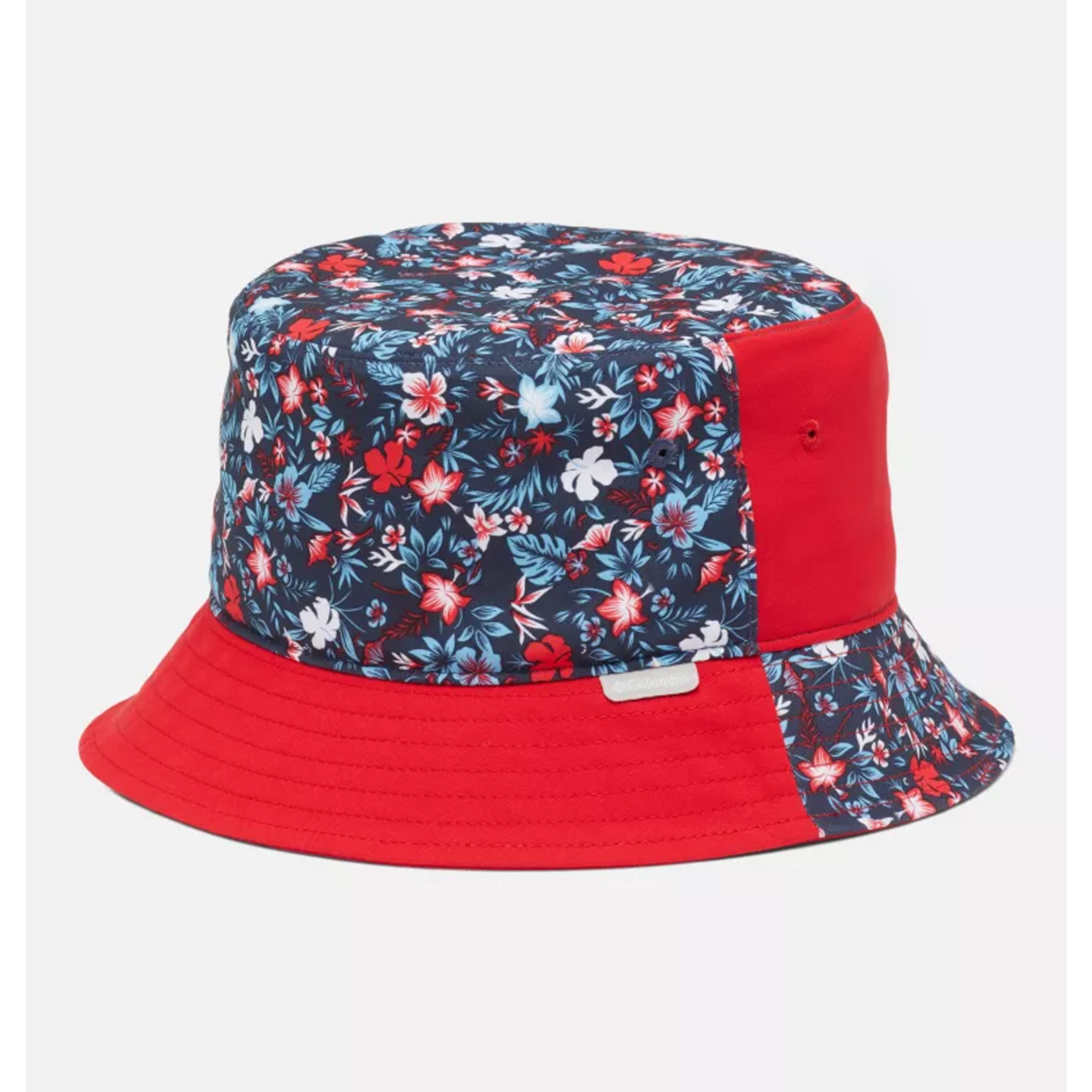 Columbia Youth bucket hat- Nocturnal mini biscus red lily