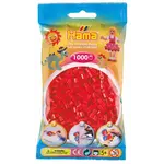 Hama Hama beads, red 1000